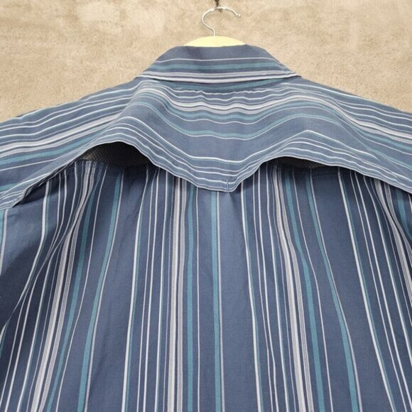 Eddie Bauer Button-Down Shirt Mens Size TXL Big And Tall Man Vented Back Pockets - Picture 9 of 10